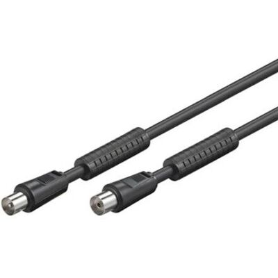 Câble coaxial Alcasa S-PAK05S - 5m - Noir - Publicité Câble coaxial Alcasa S-PAK05S - 5m - Noir - Publicité