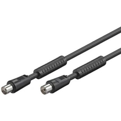 Alcasa S-PAK75S Koaxialkabel - 7,5 m - Schwarz Alcasa S-PAK75S Koaxialkabel - 7,5 m - Schwarz
