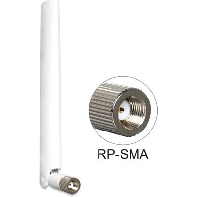 Antenna di rete DeLOCK 88460 - Omnidirezionale, 4 dBi, RP-SMA, Bianca Antenna di rete DeLOCK 88460 - Omnidirezionale, 4 dBi, RP-SMA, Bianca
