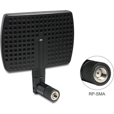 DeLOCK 88447 Verkkosignaaliantenni - Suuntainen, 7dBi, RP-SMA DeLOCK 88447 Verkkosignaaliantenni - Suuntainen, 7dBi, RP-SMA