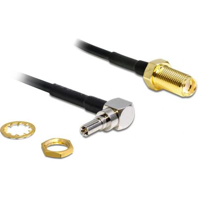 Cavo segnale DeLOCK 88466 - 0,2m - Nero, Oro, Argento Cavo segnale DeLOCK 88466 - 0,2m - Nero, Oro, Argento