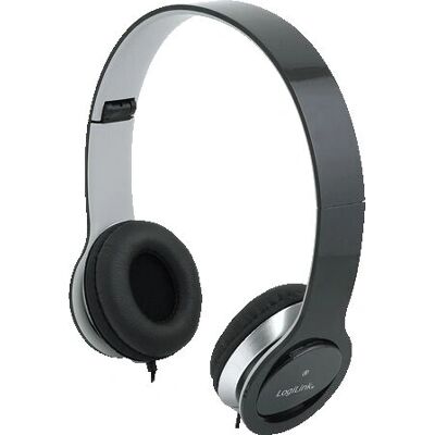 LogiLink HS0028 Bekabelde hoofdtelefoon - Stereo full-size LogiLink HS0028 Bekabelde hoofdtelefoon - Stereo full-size