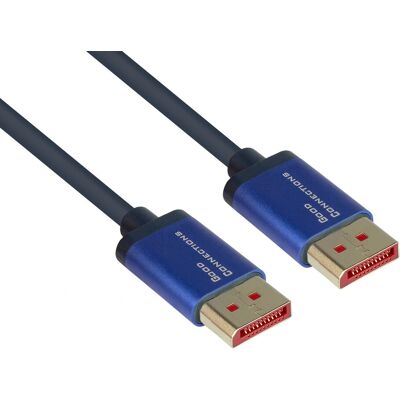 Alcasa 4814-SF020B Dunkelblau 2m DisplayPort Kabel Alcasa 4814-SF020B Dunkelblau 2m DisplayPort Kabel