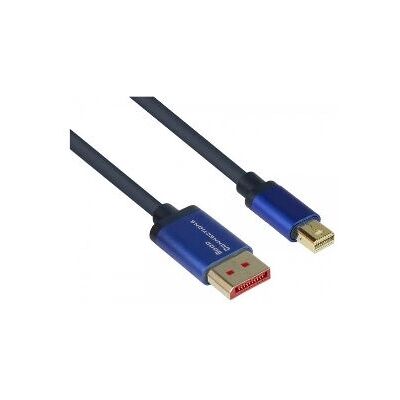 Alcasa 4824-SF020B DisplayPort Kabel - 2m Blau Alcasa 4824-SF020B DisplayPort Kabel - 2m Blau