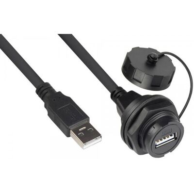 Good Connections IC04-U204 USB-kabel - 1m, Zwart, USB 2.0, Bayonet Good Connections IC04-U204 USB-kabel - 1m, Zwart, USB 2.0, Bayonet