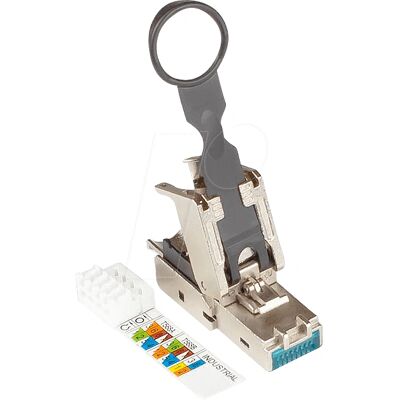 Good Connections GC N0148 - Field-Installable RJ45, Metal, Shielded Good Connections GC N0148 - Field-Installable RJ45, Metal, Shielded