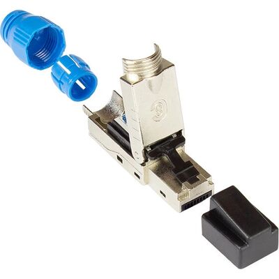 Alcasa GC-N0149 Vezetékcsatlakozó - Mezőben szerelhető, RJ45, Fém Alcasa GC-N0149 Vezetékcsatlakozó - Mezőben szerelhető, RJ45, Fém