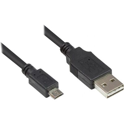 Câble USB Alcasa 2510-EUM005 - USB A réversible Micro-USB B - 0,5 m - Publicité Câble USB Alcasa 2510-EUM005 - USB A réversible Micro-USB B - 0,5 m - Publicité