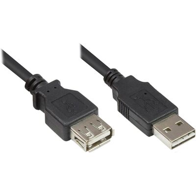 Alcasa 2511-EU005 USB-kábel - USB 2.0 - 0,5 m - Fekete Alcasa 2511-EU005 USB-kábel - USB 2.0 - 0,5 m - Fekete