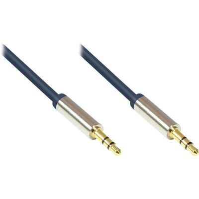 Alcasa GC-M0038 Blue 0.5m Stereo Audio Cable Alcasa GC-M0038 Blue 0.5m Stereo Audio Cable