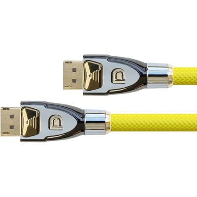 Alcasa Python 0,5 m DisplayPort Gelb - DisplayPort Kabel Alcasa Python 0,5 m DisplayPort Gelb - DisplayPort Kabel