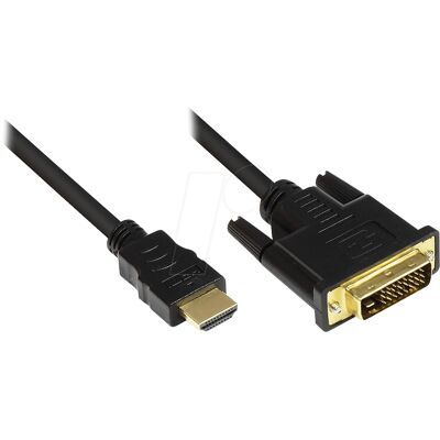 Good Connections HDMI to DVI-D 5m Cable Good Connections HDMI to DVI-D 5m Cable