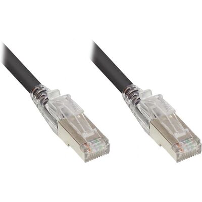Alcasa 8060-HV020S Netzwerkkabel - 2m, Schwarz, Cat6a S/FTP Alcasa 8060-HV020S Netzwerkkabel - 2m, Schwarz, Cat6a S/FTP