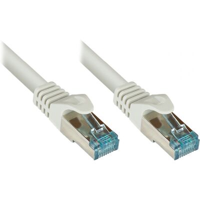 Alcasa 8064-H003 Câble Réseau - Gris 0,25m, Cat6a S/FTP - Publicité Alcasa 8064-H003 Câble Réseau - Gris 0,25m, Cat6a S/FTP - Publicité