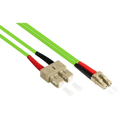 Good Connections Alcasa LW-801LS5 Cavo in fibra ottica - 1m OM5 LC/SC LSZH Good Connections Alcasa LW-801LS5 Cavo in fibra ottica - 1m OM5 LC/SC LSZH