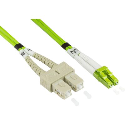 Alcasa LW-802LS5 Grünes Glasfaserkabel 2m OM5 Multimode Alcasa LW-802LS5 Grünes Glasfaserkabel 2m OM5 Multimode