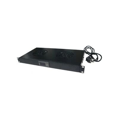 LogiLink FAU04FB Rack-Lüftereinsatz - 4 Ventilatoren, Thermostat, 1U, Schwarz LogiLink FAU04FB Rack-Lüftereinsatz - 4 Ventilatoren, Thermostat, 1U, Schwarz