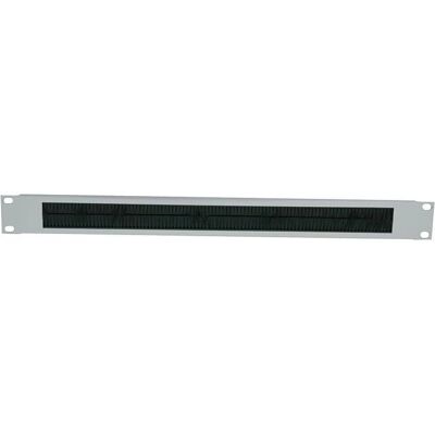 LogiLink Rack-védő borzzsal kábelátvezetőhöz - 19 hüvelykes, 1U, Világosszürke LogiLink Rack-védő borzzsal kábelátvezetőhöz - 19 hüvelykes, 1U, Világosszürke