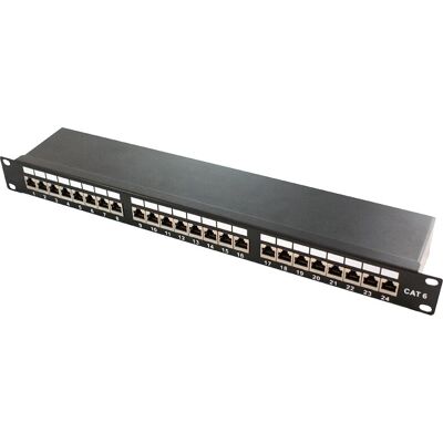 LogiLink NP0048 - Rackbeépített patch panel - Cat6E, RJ45, 1U LogiLink NP0048 - Rackbeépített patch panel - Cat6E, RJ45, 1U