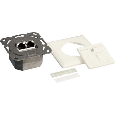 LogiLink NP0021 Wanddose RJ-45 Abgeschirmt Reinweiß - Netzwerkdose LogiLink NP0021 Wanddose RJ-45 Abgeschirmt Reinweiß - Netzwerkdose