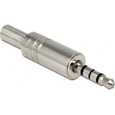 DeLOCK 65546 Kabelverbinder - Silber - 3,5 mm DeLOCK 65546 Kabelverbinder - Silber - 3,5 mm
