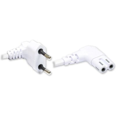 Alcasa 1550-ZW020W Stromkabel - Weiß - 2m Alcasa 1550-ZW020W Stromkabel - Weiß - 2m