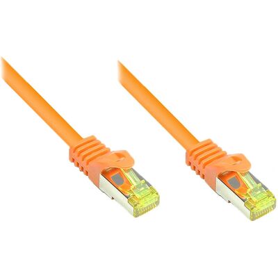 Câble réseau Alcasa 0,15m Cat7 RJ-45 - Orange - Publicité Câble réseau Alcasa 0,15m Cat7 RJ-45 - Orange - Publicité