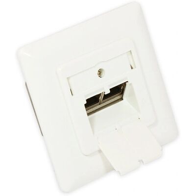 Good Connections Premium CAT6 Gigabit Netzwerkwandstecker - Weiß Good Connections Premium CAT6 Gigabit Netzwerkwandstecker - Weiß