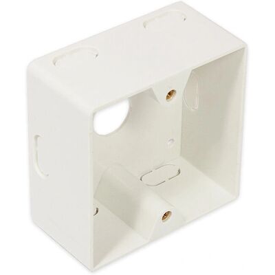 Alcasa GC-N0029 - Netzwerk Wandrahmen - Weiß - Steckdosenabdeckung Alcasa GC-N0029 - Netzwerk Wandrahmen - Weiß - Steckdosenabdeckung