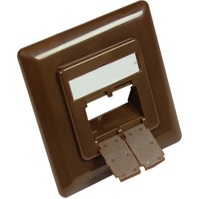 Alcasa - GC-N0056 - Braun - RJ-45 Sockelabdeckung Alcasa - GC-N0056 - Braun - RJ-45 Sockelabdeckung