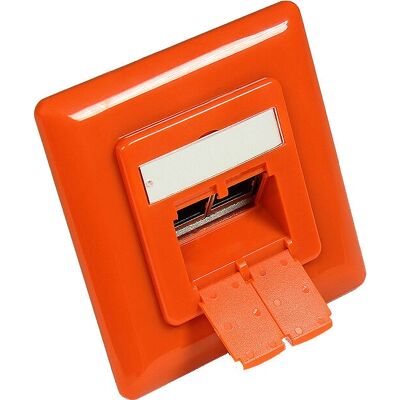 Alcasa GC-N0052O - RJ45 Orange Network Socket with Vertical Entry Alcasa GC-N0052O - RJ45 Orange Network Socket with Vertical Entry
