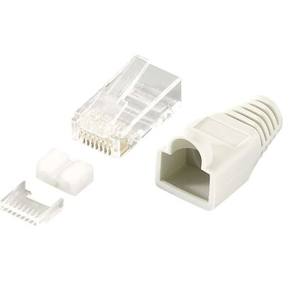 LogiLink MP0021 Drahtverbinder - Drahtverbinder, Grau, Transparent LogiLink MP0021 Drahtverbinder - Drahtverbinder, Grau, Transparent
