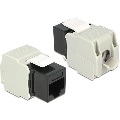 DeLOCK 86340 johtoliitin - RJ45, Valkoinen DeLOCK 86340 johtoliitin - RJ45, Valkoinen