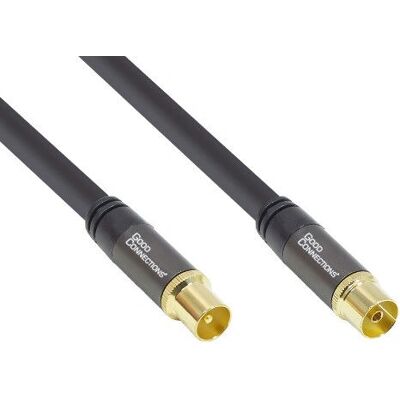 Alcasa GC-M2053 Kabel koncentryczny 2m, Czarny, IEC Alcasa GC-M2053 Kabel koncentryczny 2m, Czarny, IEC