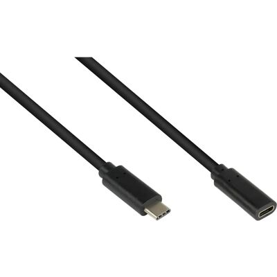Alcasa USB Kabel - 0,5m, Svart, USB 3.2 Gen 2 Alcasa USB Kabel - 0,5m, Svart, USB 3.2 Gen 2