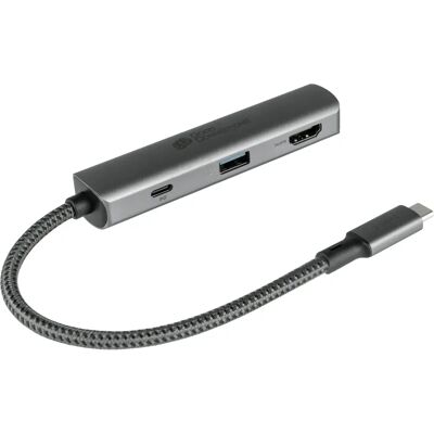 Good Connections USB-Hub - 3 Ports - HDMI, USB-C, USB 3.0 - Anthrazit - USB Hub für Büro & Reisen Good Connections USB-Hub - 3 Ports - HDMI, USB-C, USB 3.0 - Anthrazit - USB Hub für Büro & Reisen
