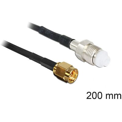 Cavo coassiale DeLOCK 88596 - SMA a FME - Nero Cavo coassiale DeLOCK 88596 - SMA a FME - Nero