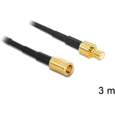 Cavo coassiale DeLOCK 88648 - 3 m RG-174 SMB Nero Cavo coassiale DeLOCK 88648 - 3 m RG-174 SMB Nero
