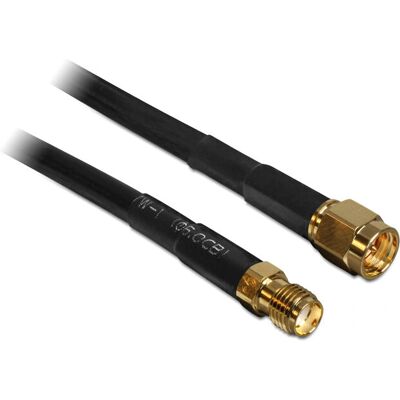 DeLOCK CFD200 - Câble coaxial SMA 5m - Publicité DeLOCK CFD200 - Câble coaxial SMA 5m - Publicité