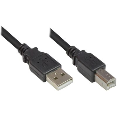 Alcasa 2510-05OFS USB Cable - 0.5m USB 2.0 Black Alcasa 2510-05OFS USB Cable - 0.5m USB 2.0 Black