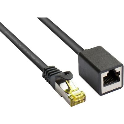 Cable de red Alcasa 8070VR-030S - 3m, Negro, Cat7 S/FTP Cable de red Alcasa 8070VR-030S - 3m, Negro, Cat7 S/FTP