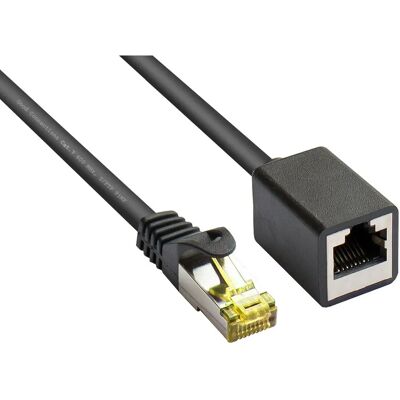 Alcasa 8070VR-050S Networking Cable - 5m, Cat7, S/FTP, RJ45, Black Alcasa 8070VR-050S Networking Cable - 5m, Cat7, S/FTP, RJ45, Black