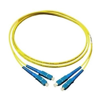 Alcasa LW-905SC - Câble en fibre optique - 5m - Bleu/Jaune - Monomode - OM2 - Publicité Alcasa LW-905SC - Câble en fibre optique - 5m - Bleu/Jaune - Monomode - OM2 - Publicité
