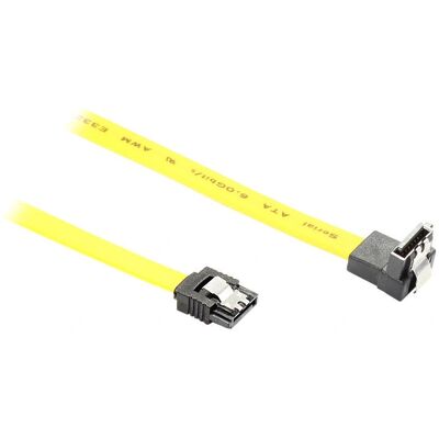 Alcasa 5047-AW10Y SATA-Kabel - Gelb Alcasa 5047-AW10Y SATA-Kabel - Gelb
