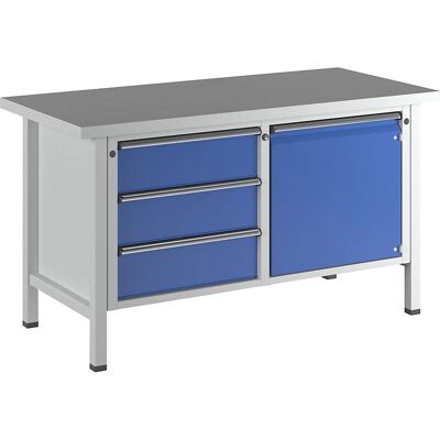 ANKE V-Serie Werkbank - Modulares Stahlrahmen, 3 Schubladen, 540mm Tür, Universaltisch ANKE V-Serie Werkbank - Modulares Stahlrahmen, 3 Schubladen, 540mm Tür, Universaltisch
