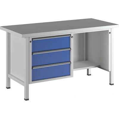 ANKE Banco de trabajo modular - 3 cajones, tablero universal ANKE Banco de trabajo modular - 3 cajones, tablero universal