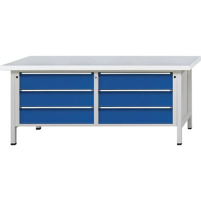 Banco da lavoro Anke XL/XXL con cassetti - 2000mm di larghezza Banco da lavoro Anke XL/XXL con cassetti - 2000mm di larghezza