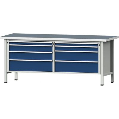 Anke Werkbank XL/XXL mit 8 Schubladen - Werkbank Typ Anke Werkbank XL/XXL mit 8 Schubladen - Werkbank Typ