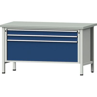 ANKE Werkbank XL/XXL mit Schubladen - Robuste Stahlfläche ANKE Werkbank XL/XXL mit Schubladen - Robuste Stahlfläche