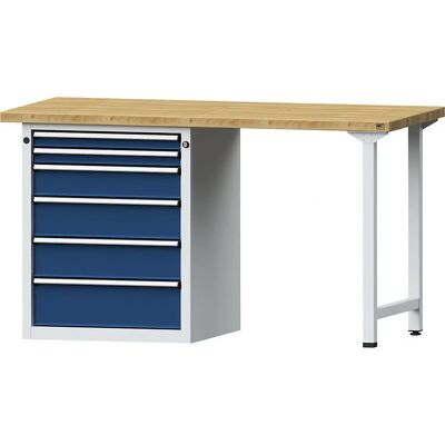 ANKE Werkbank, V-Serie, 6 Schubladen - Werkbänke ANKE Werkbank, V-Serie, 6 Schubladen - Werkbänke
